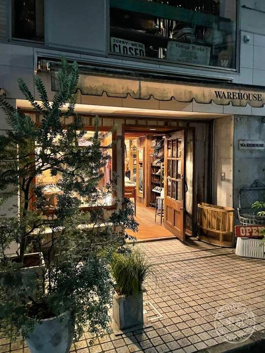 WAREHOUSE DENIM TOKYO — storefront